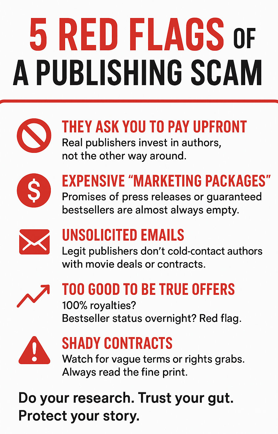 Watch Out for Publishing Scammers (and How to Outsmart Them)