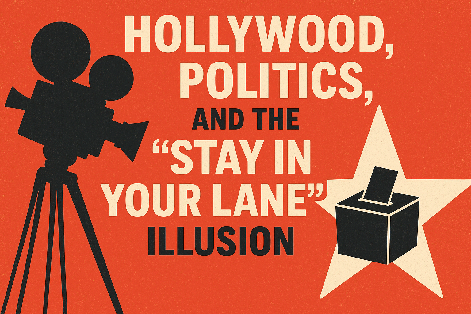 Hollywood, Politics, and the Modern “Stay in Your Lane” Illusion